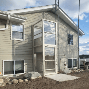 Outside of a Home with an ADA Platform Lift in Chicagoland, Chicago, Milwaukee