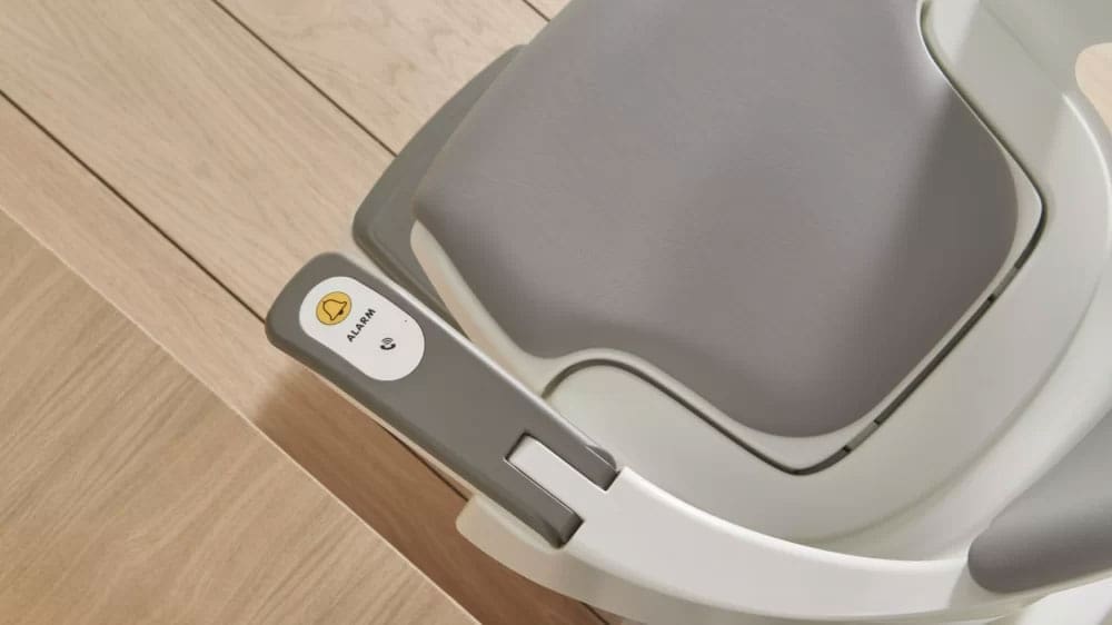 Optional Call Device on Stairlift so User Can Call Friends of Family Directly from Lift