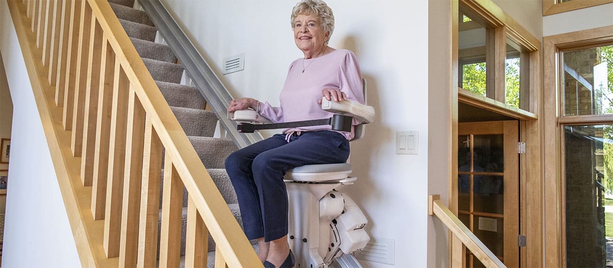 Bruno Elite Straight Indoor Stairlift with Happy Rider
